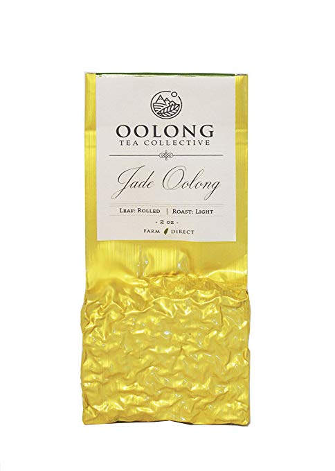 Jade Oolong Tea - 2018 Fresh Harvest - Natural Loose Leaf Tea - No Additives - 100% Taiwan Farm Direct by Oolong Tea Collective (2oz)