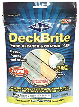 Rust-Oleum 16001 Pouch Wolman Deckbrite Wood Cleaner and Coating Prep, 1-Pound - 6 Pack