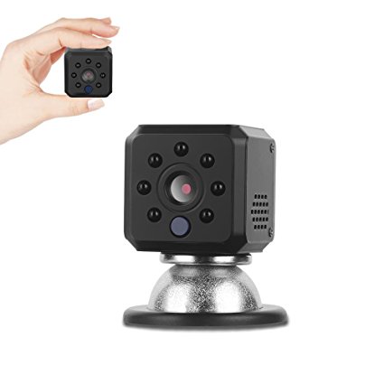 Mini Spy Hidden Camera,ESLIBAI 1080P/720P Voice Activated Portable Camera with Superior Night Vision & Loop record & 30-Day Standby Battery,Nanny Cam Home surveillance