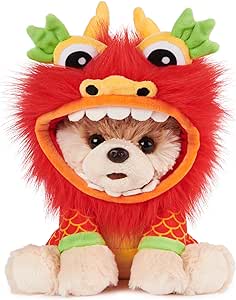 GUND Boo, The World’s Cutest Dog Lunar New Year Dragon Plush Pomeranian Stuffed Animal for Ages 1 and Up, 9”