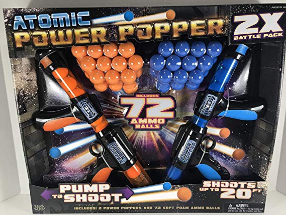 Hog Wild Atomic Power Popper 2X Battle Pack 72 Foams Toy