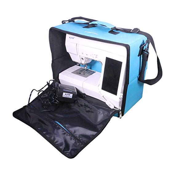 Foldable Sewing Machine Carry Case，Sewing Machine Carry Bag，Sewing Machine Storage Tote, with Waterproof Shoulder Strap - Idea for Travel Cover Storage AXIS FC001