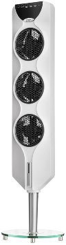 Ozeri 3x Tower Fan (44") with Passive Noise Reduction Technology