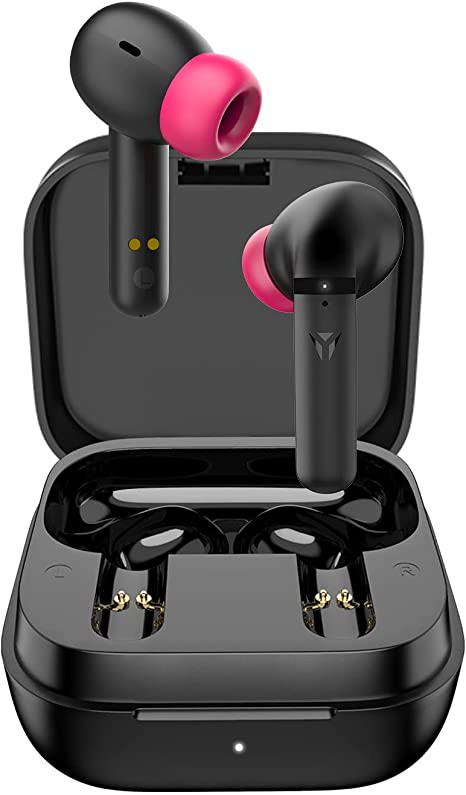 NYZ True Wireless Earbuds Hi-Fi Stereo Headphones with Call Noise Reduction,Ergonomic Design, 40H Playtime, APTX, Sweat Proof, Portable Charging Case for Workout, Home, Office, Travel