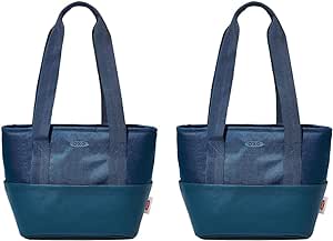 OXO Good Grips Prep and Go Insulated Lunch Bag, Blue - Pack of 2