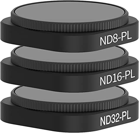 TELESIN 3-Pack ND8/PL ND16/PL ND32/PL Lens Filter for GoPro Hero 9 Black, Neutral Density and Polarizing Function Combination ND Filter and CPL Filter Kit Lens Protector for Go Pro 9 Accessories