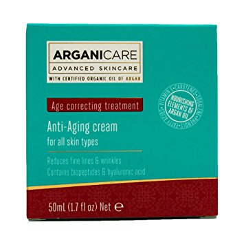 Arganicare Argan Oil Anti-Aging Cream, 1.7 Fluid Ounce