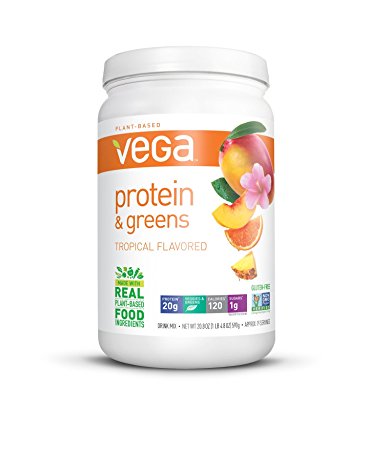 Vega Protein & Greens, Tropical, 1.3 lb, 19 Servings