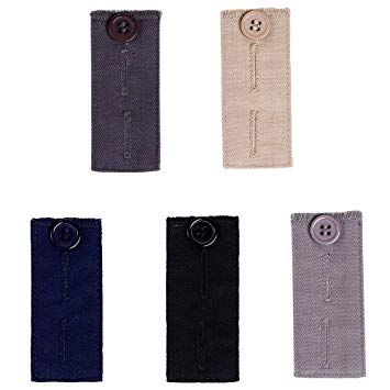 HiChange Waist, Extenders for Trousers in 5 (Button 5Pack)
