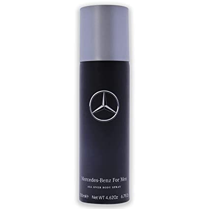 Mercedes-Benz For Men - Original Elegant Fragrance Formula For Him - Lightweight Yet Aromatic Men’s Body Spray With Woody, Refreshing Notes - Extra Strength, Day-To-Night Scent Payoff - 6.7 oz
