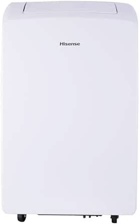 Hisense 8000-BTU DOE (115-Volt) White Vented Wi-Fi enabled Portable Air Conditioner with Remote Cools 350-sq ft