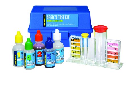 Poolmaster 22260 5-Way Test Kit with Case - Basic Collection
