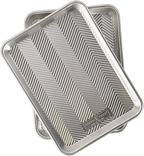 Nordic Ware 45374AMZ Prism Quarter Sheet, 2-Pack