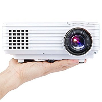H1 LED LCD (WVGA) Mini Video Projector - International Version (No Warranty) - DIY Series - White (FP8048H1W-IV2)