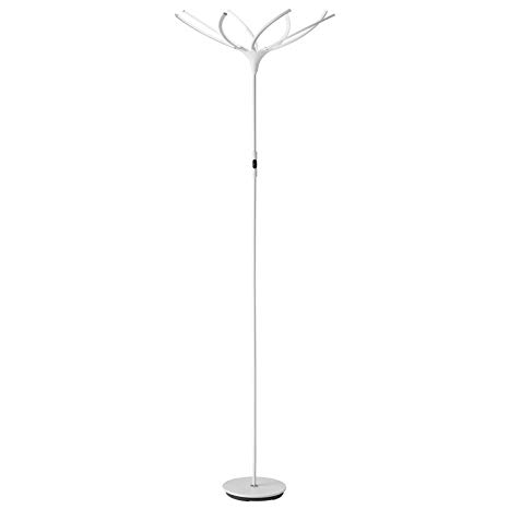 PHIVE Dimmable Floor Lamp for Living Room, Floor Uplighter/Torchiere Lighting (Adjustable LED Light Bars, 77 inches Height, 24 Watt, 3 Brightness Levels, Touch Control)
