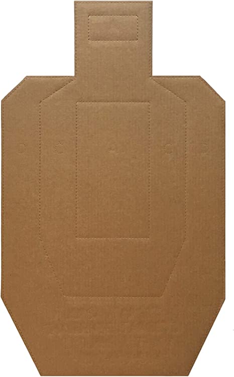 IPSC/USPSA Water Resistant Cardboard Target - 100 Pack
