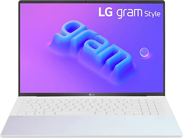 LG gram Style 16” OLED Laptop, Intel 13th Gen Core i7 Evo Platform, Windows 11 Home, 16GB RAM, 1TB SSD, Dynamic White