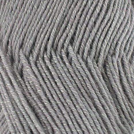 Super Fine Weight Soft and Slim Yarn Color 9916 Pin Stripe Grey - BambooMN - 2 Skeins