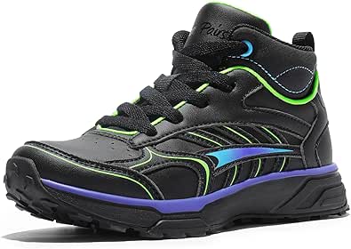 DREAM PAIRS Kids Hiking Boots Boys Girls High-Top Shoes Outdoors DuraPlay Lace-Up Lightweight Hiking Sneakers