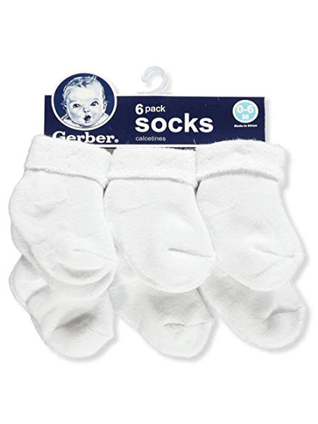 Gerber Unisex Baby 6-Pack Socks