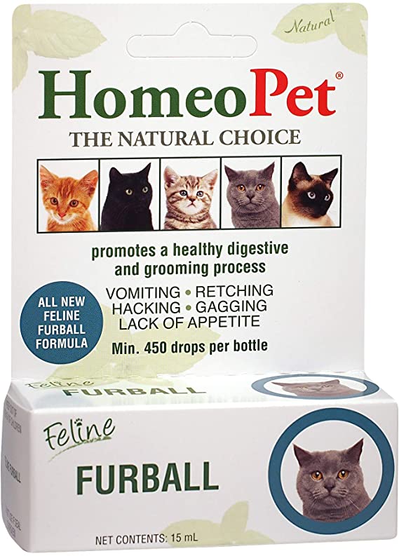 HomeoPet Feline Furball Relief, 15 ML Per Bottle