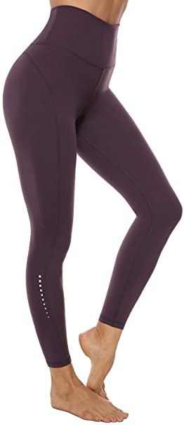 VOEONS Yoga Pants for Women with Reflecting Ornaments High Waisted Tummy Control Leggings