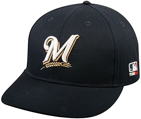 Outdoor Cap Milwaukee Brewers Youth MLB Licensed Replica Caps/All 30 Teams, Official Major League Baseball Hat of Youth Little League and Youth Teams