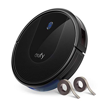eufy [BoostIQ] RoboVac 30, Upgraded, Super-Thin, 1500Pa Strong Suction, 13 ft Boundary Strips Included, Quiet, Self-Charging Robotic Vacuum Cleaner, Cleans Hard Floors to Medium-Pile Carpets