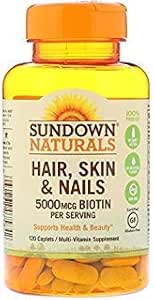 Sundown Naturals Dietary Supplement Hair, Skin & Nails - 120 CT