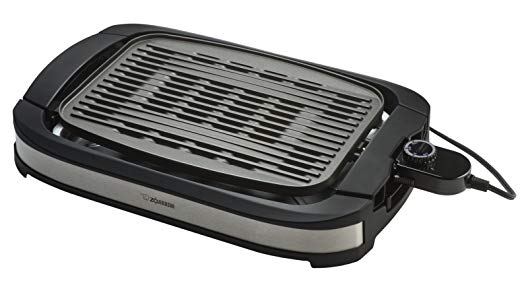 Zojirushi EB-DLC10 Indoor Electric Grill, Stainless Black