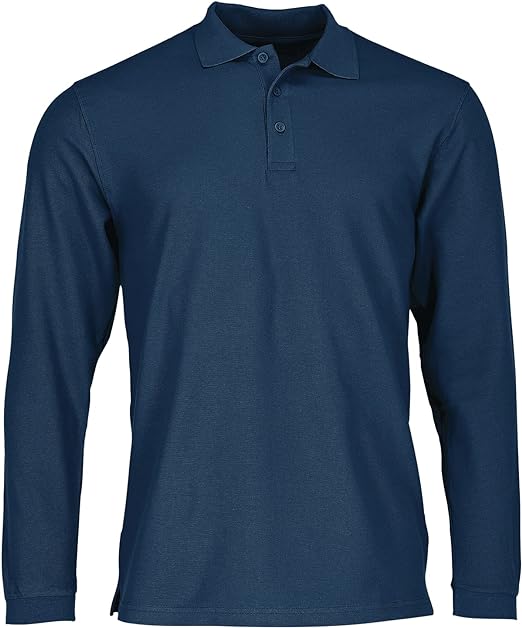 Fruit of the Loom Men's Premium Long Sleeve Polo Shirt