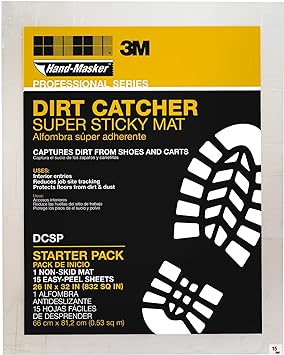 Hand-Masker DCSP Dirt Catcher Super Sticky Mat Starter Refill Sheets