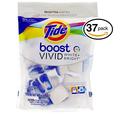 Tide Boost Vivid White Bright Pacs, 37 Pacs