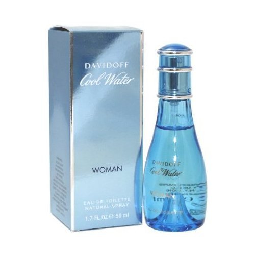 COOL WATER Perfume. EAU DE TOILETTE SPRAY 1.7 oz / 50 ML By Zino Davidoff - Womens