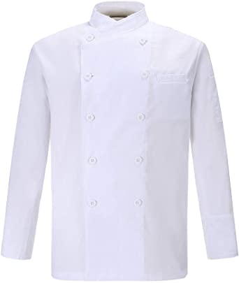 Nanxson Unisex Short Sleeve Chef Coat Lightweight Men's Chef Jacket with Breathable Mesh CFM0029