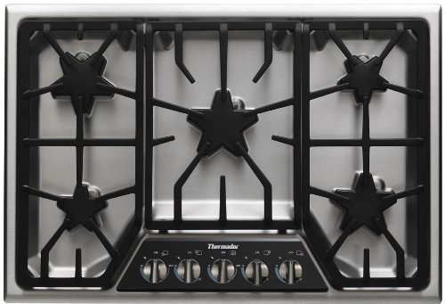Thermador : SGSX305FS 30 Masterpiece Gas Cooktop Stainless