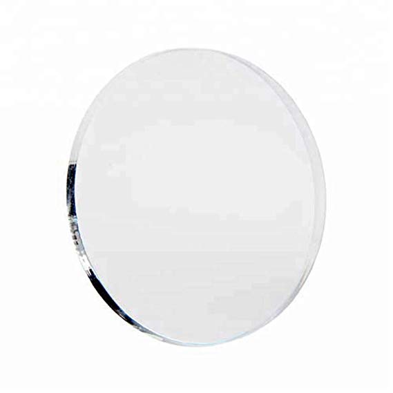MEYA Set of 20pcs Clear Acrylic Discs, Plexiglass Laser Cut Round Circle 1/8" (Dia 2.0")