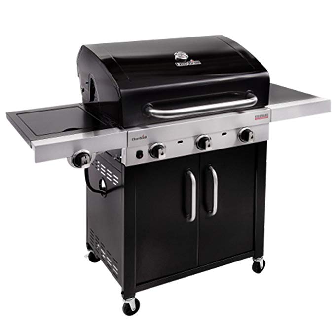 Char-Broil Performance Series™  340B - 3 Burner Gas Barbecue Grill with TRU-Infrared™ technology, Black Finish.