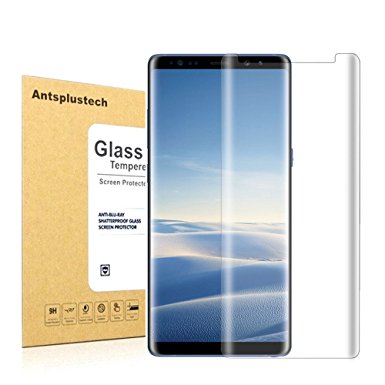 For Samsung Galaxy Note 8 Tempered Glass Screen Protector, antplust- [HD Clear][Anti-Bubble][9H Hardness][Anti-Scratch][Anti-Fingerprint] [Case Friendly]Tempered Glass Screen Protector For Note 8
