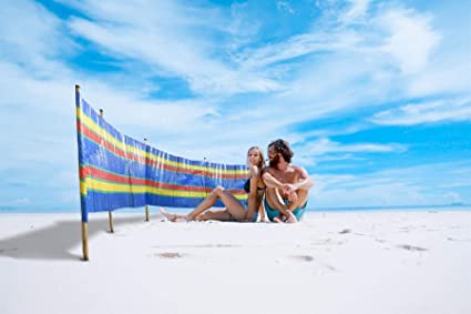 Vinsani® 4, 5, 6, 8, 10 POLE BEACH HOLIDAY CARAVAN CAMPING WINDBREAK TALL WINDBREAKERS