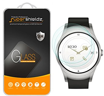 [2-Pack] Supershieldz For Verizon Wear24 / Wear 24 Tempered Glass Screen Protector, Anti-Scratch, Anti-Fingerprint, Bubble Free, Lifetime Replacement Warranty