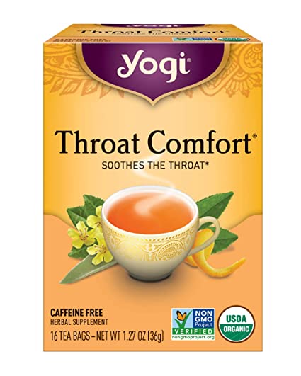 Yogi Tea Organic Throat Comfort Tea, 16 ct