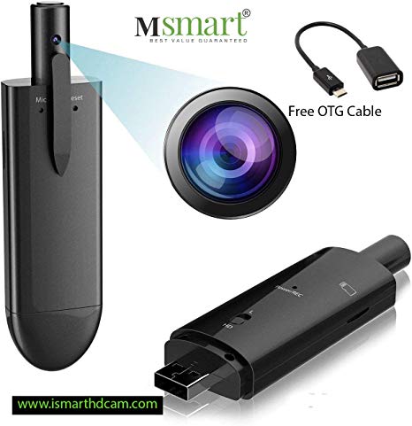 Machsmart HD Mini Surveillance Pen Recorder Pocket Camera for HD Video & Audio Recording