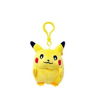 Pokemon 3-inch Plush Pikachu Keychain - Smile