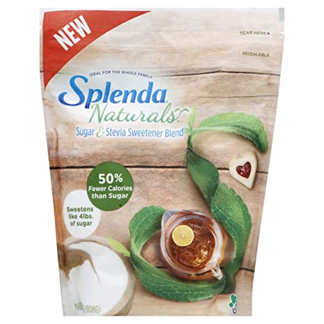 SPLENDA Naturals Sugar & Stevia Blend Sweetener, 1 Pound Bag
