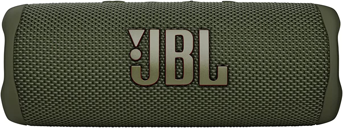 JBL Flip 6 - Portable Bluetooth Speaker, powerful sound and deep bass, IPX7 waterproof, 12 hours of playtime, JBL PartyBoost for multiple, pairing speaker for home, outdoor and travel (Green)