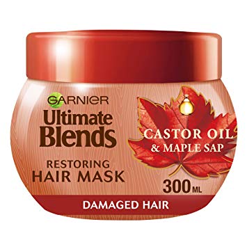 Garnier Ultimate Blends Maple and Castor Oil Hair Mask 300 ml