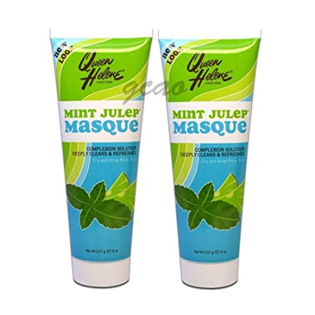 Queen Helene Mint Julep Masque (Pack of 2) with Kaolin and Bentonite Clay, Environmentally Friendly and Cruelty-free, Made in USA, 8 oz.