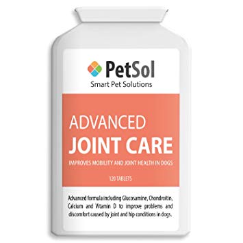 PetSol Advanced Joint Care - 100 tablets - Powerful Hip & Joint Care Supplement For Dogs. Improves Mobility & Joint Health In Dogs (Small Dogs / 100 Tablets)
