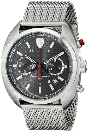 Ferrari Men's 830214 Formula Sportiva Analog Display Quartz Silver Watch